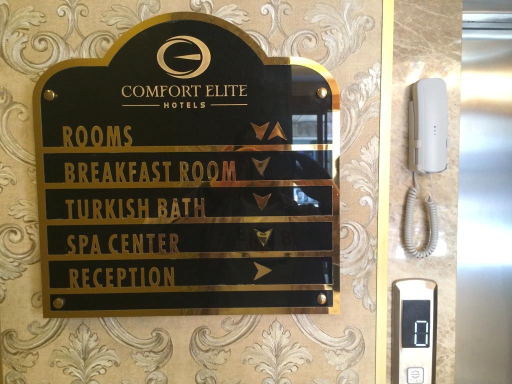 Comfort Elite Hotels Sultanahmet Istanbulská provincie Exteriér fotografie